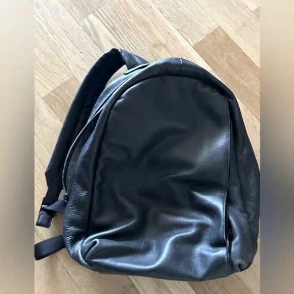 Away leather backpack deals